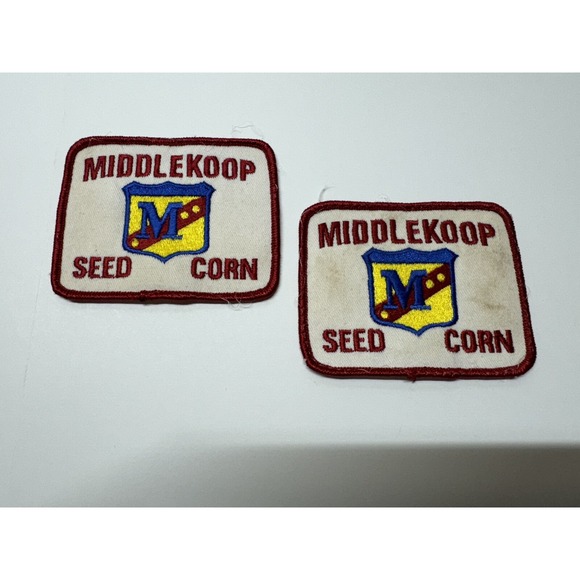 2 Vtg Middlekoop Seed Corn ~ Farming Agriculture Planting Patch ~ Packwood Iowa - Picture 2 of 9